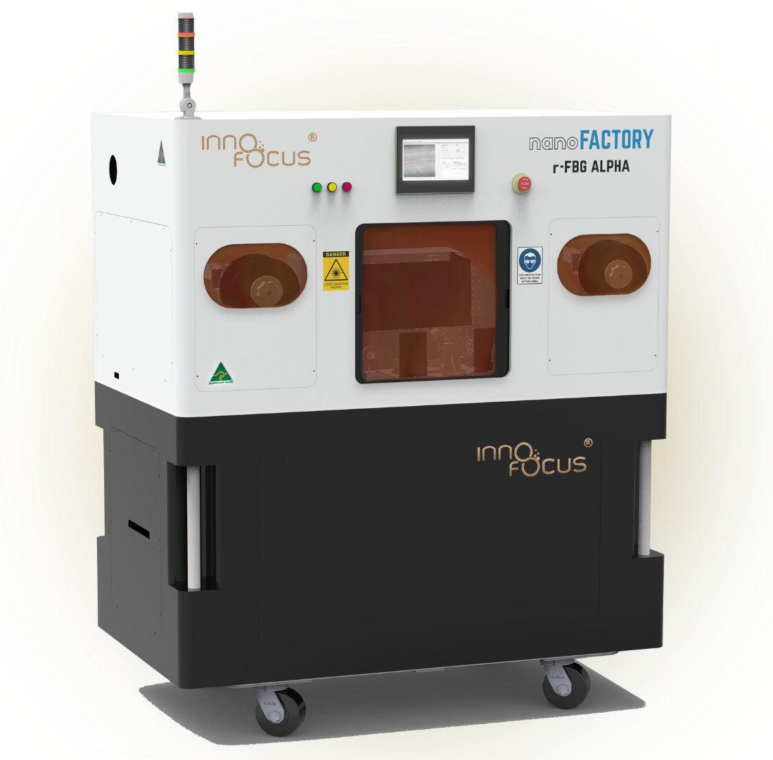 nanoFACTORY r-FBG: Fully-Automated Roll-to-Roll Fiber Delivery and Collection for Ultrafast FBG Manufacturing